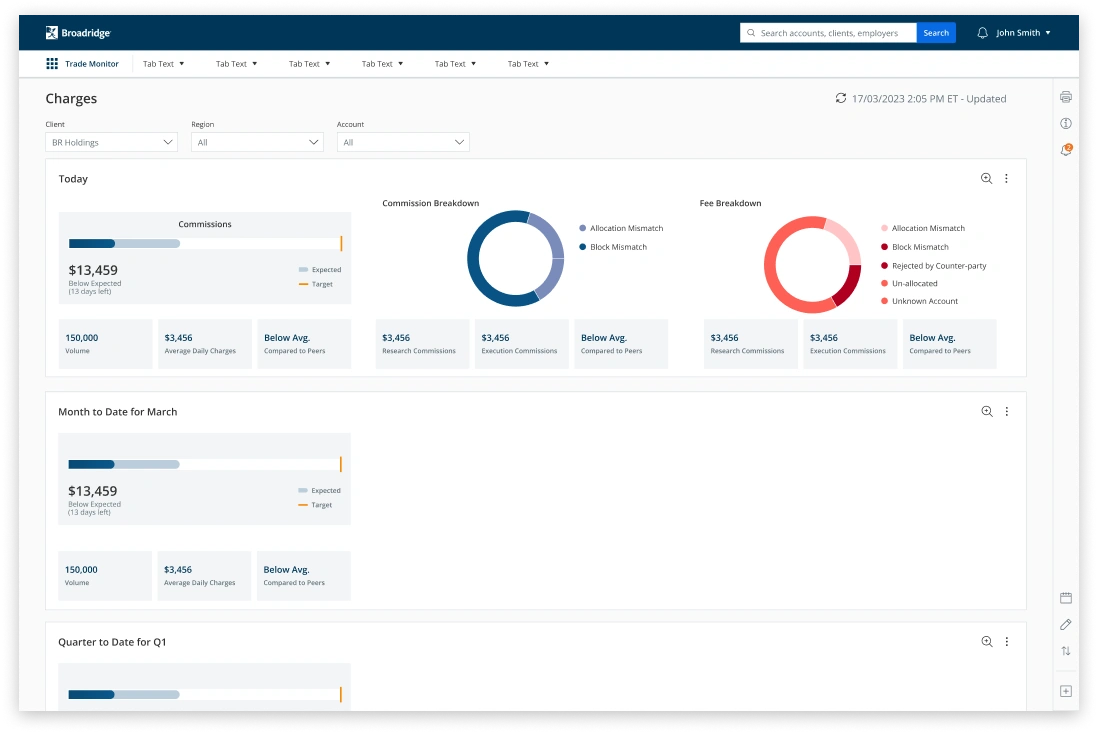 Broadridge Client Intelligence Experience Design