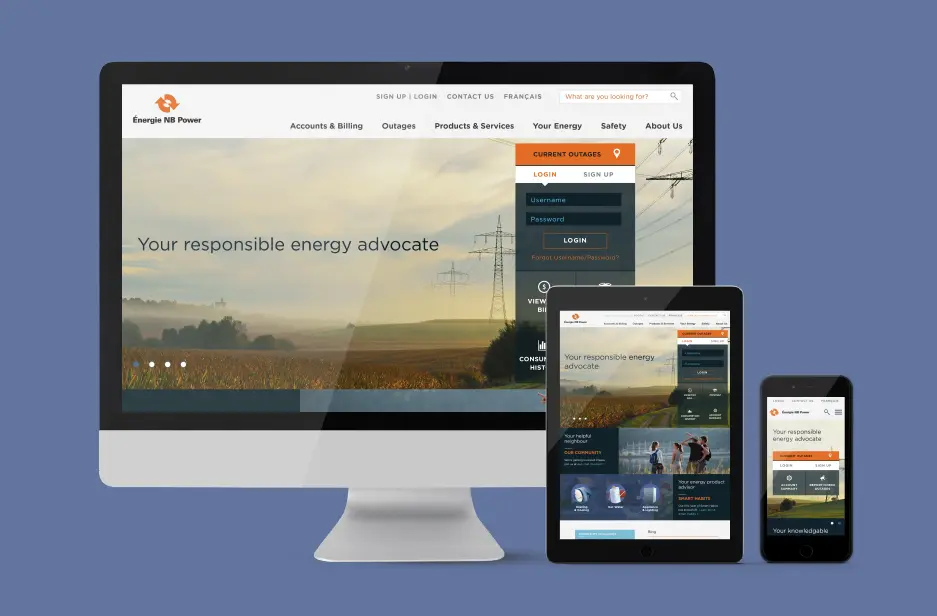 New Brunswick Power Website Redesign