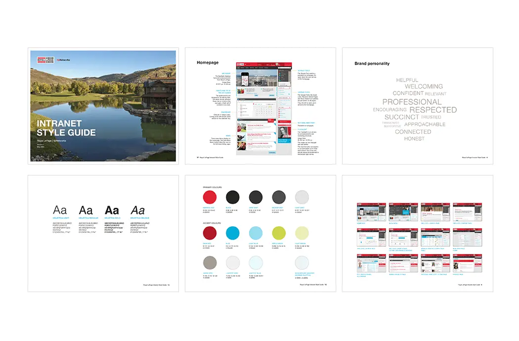 royal lepage intranet style guide
